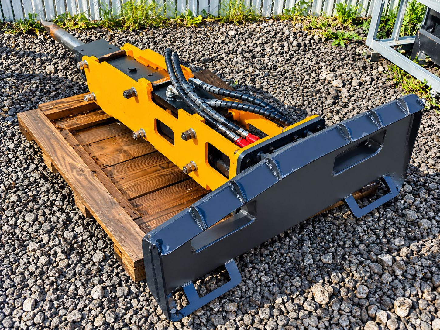 Hydraulic breaker hammer attachment
